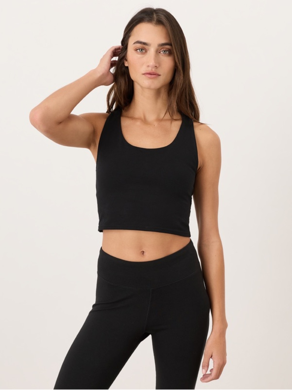 Pact Organic On The Go-To Crop Tank Medium Cotton Blend